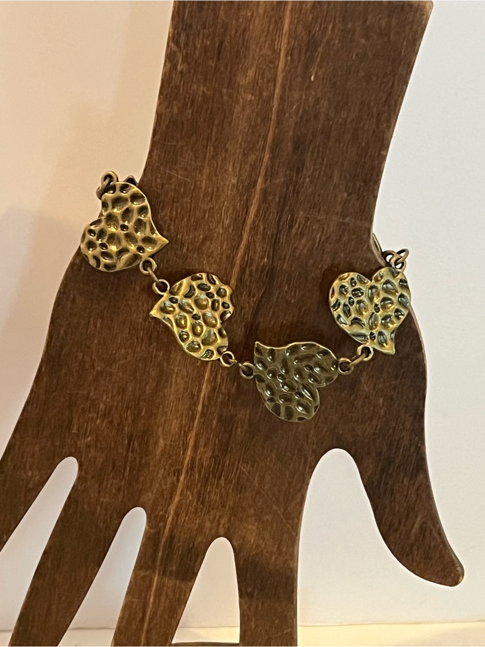 Bronze Heart Bracelet